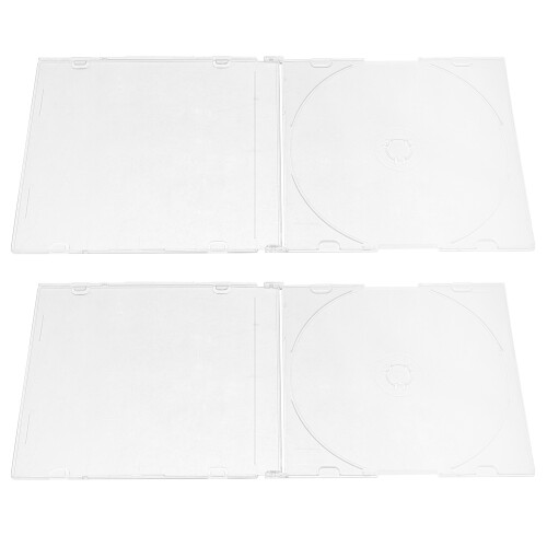 2Pcs Capa Protetora Para Disco, Estojo Para DVD E CD 2