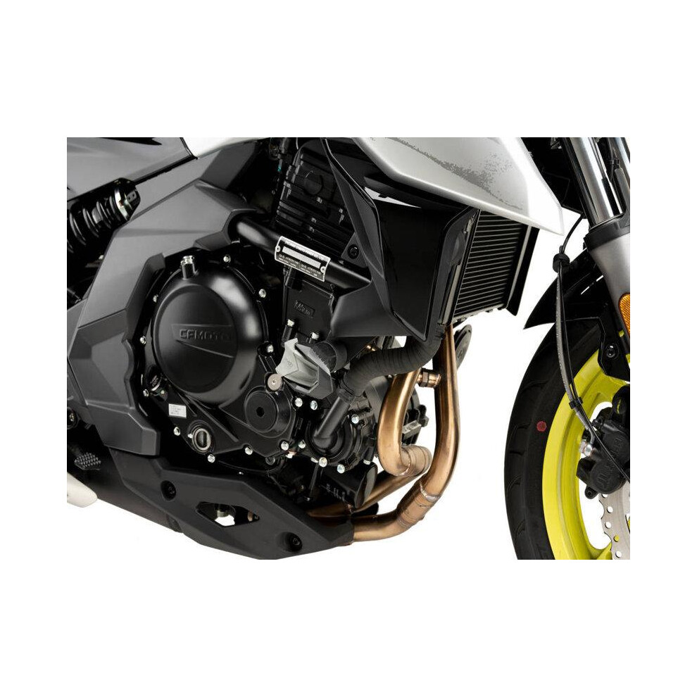 Puig Black R19 Frame Sliders For Cf Moto 650Nk 2021-2025
