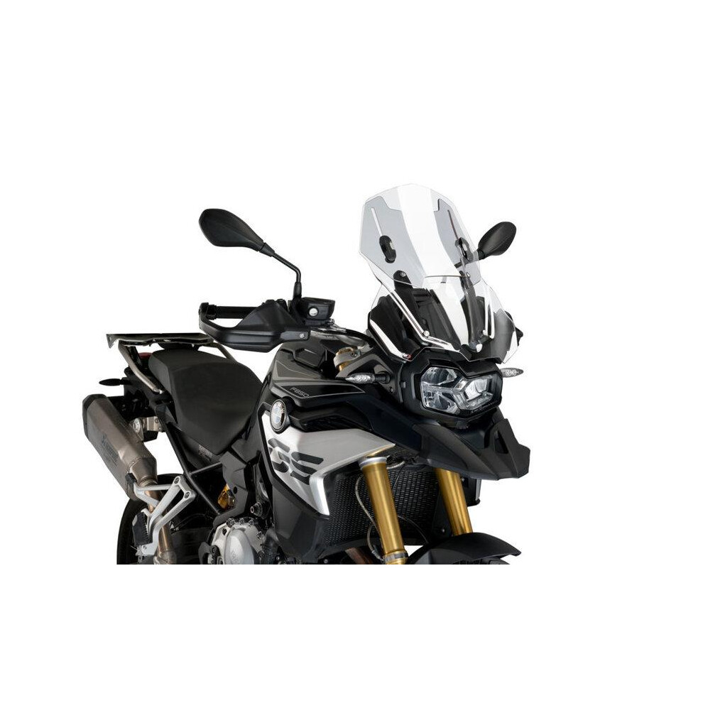 Puig Clear Adjustable Touring Screen BMW F750 GS 2018-2024 - Image 6