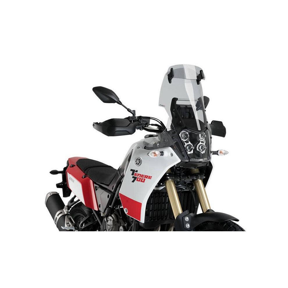 Puig Touring Screen With Extender Smoke For Yamaha Tenere 700 (19-23) Light 8435529317230