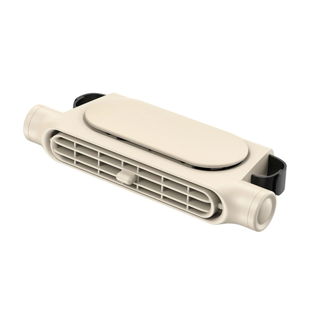 Mini Car Seat Back Cooling Fan - Portable 3-Speed Silent Headrest Fan For Sedans, Suvs, Rvs And Trucks Khaki 9016109569530