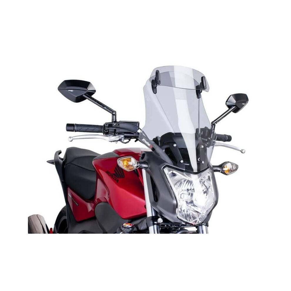 Puig Light Smoke Touring Screen Plus With Extender Honda NC750 S 2014-2020 - Image 7