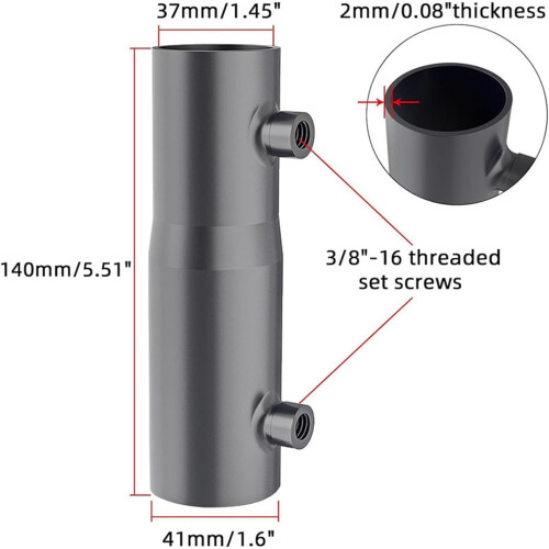 Pipe Adapter Mounting Bracket For Satellite Dish And Outdoor Antennas, Multiangle Adjustment, Easy Installation 1