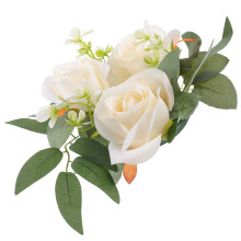 Künstlicher Blumenkranz Mit Dekorativer Simulations-Kerzenkranz