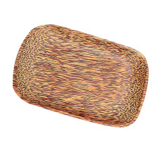 1St Natürliches Holz Servierplatte Für Snacks Honigmelone