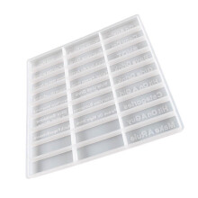 1Pack Wortplatte Selbermachen Form Für Harz Weiß