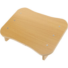 Wood Fußstütze Schreibtisch Tragbarer Rutschfester Hocker
