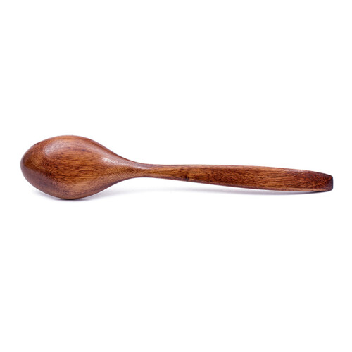 5 Piezas Juego De Cucharas De Madera Natural Para Y 1
