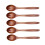 5 Piezas Juego De Cucharas De Madera Natural Para Y 10