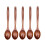 5 Piezas Juego De Cucharas De Madera Natural Para Y 9