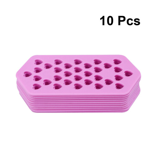 10Pcs Heat Resisting Colorful Hairdressing Sheets 2