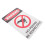 5Pcs Dog Yard Sign Warning Please Be Respectful 3