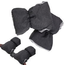 2 Pairs Universal Stroller Gloves Anti-Freeze Warmers For Winter