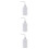 3Pcs 250Ml Empty Ink Bottle Long Mouth Plastic Squeeze Container 8