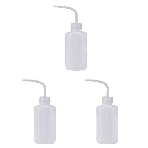 3Pcs 250Ml Empty Ink Bottle Long Mouth Plastic Squeeze Container 1