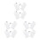 6Paires Hydratants De En Coton Toucher Écran Double 8