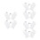 6Paires Hydratants De En Coton Toucher Écran Double 7