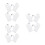 6Paires Hydratants De En Coton Toucher Écran Double 6