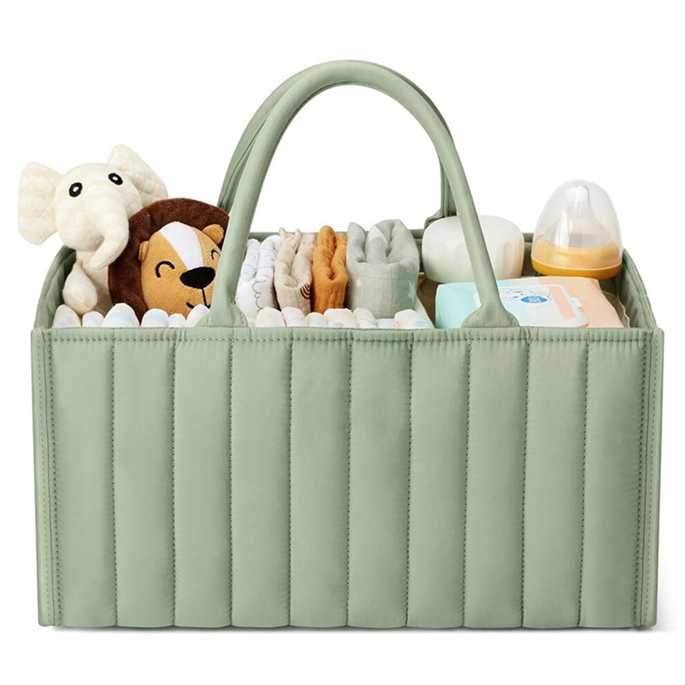 Baby Nappy Caddy Organiser Portable Changing Organiser Foldable Nappy Organiser With Compartments Model A