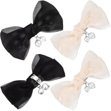 2 Pack Bow Shoe Charms Decorative Clips Bowknot Shoes Adornments