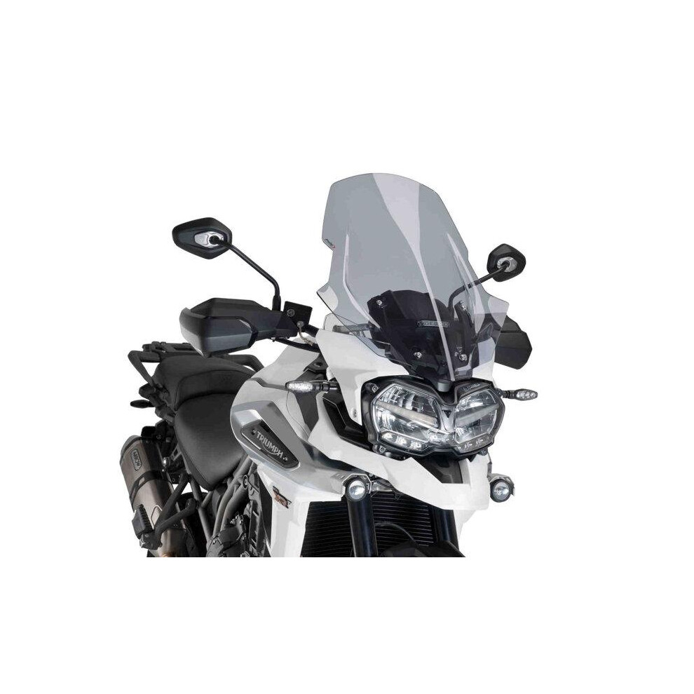 Puig Light Smoke Touring Screen Triumph Tiger Explorer 1200 XR 2018-2021 - Image 11
