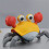 Krabbelkrabbenspielzeug mit Lichtern, Musik, 6