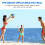 2 pcs inflatable beach balls with globe map pattern, english version 10