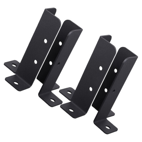 4pcs heavy duty wood fence post base brackets