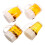 4pcs miniature beer mugs, tiny simulation cups for doll house props 6