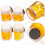 4pcs miniature beer mugs, tiny simulation cups for doll house props 5