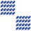 40 Pcs Air Stone Mineral Bubble Diffuser For Aquarium Pump Blue 6
