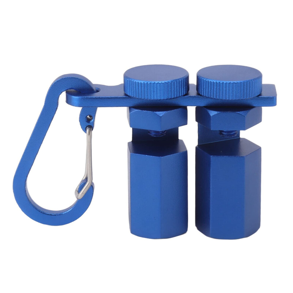 Stair Gauge Aluminium Alloy Blue Hex Thumb Screw Framing Square Jig For Rafter Gauge Clamp And Stringer Layout Tool 9016109570215