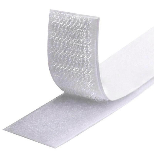 12m Self-Adhesive Velcro Tape, Double-Sided, 20mm Wide