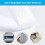 12m Self-Adhesive Velcro Tape, Double-Sided, 20mm Wide 3