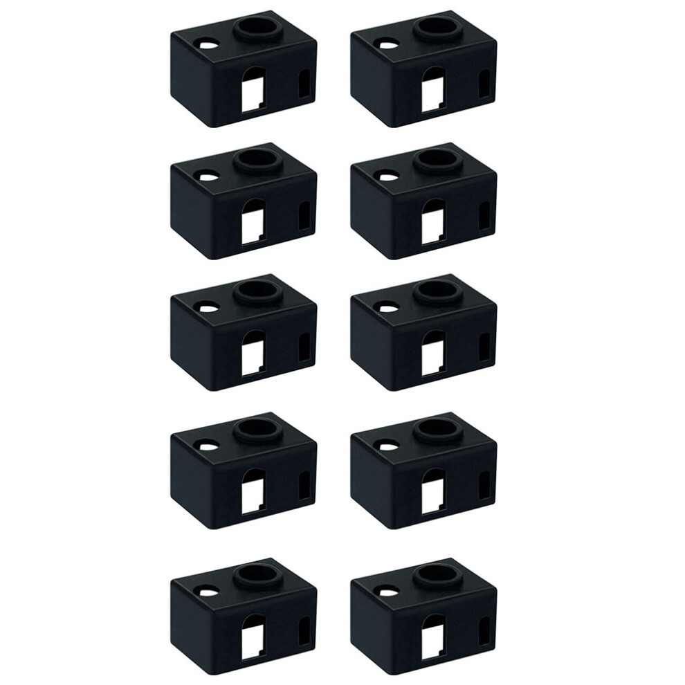 10Pcs For V6 Pt100 Heated Block Silicone Sock Cover 3D Printers - Enha 4851470993707