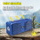 Solar Powered Bluetooth Speaker Wireless Stereo with Flashlight Outdoo 3