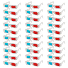 90 Pièces Cartonnées 3D Anaglyphes Universelles Pour