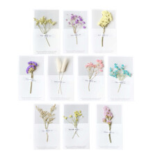 12 Unidades Cartões Boas- Com Flores Para Presente