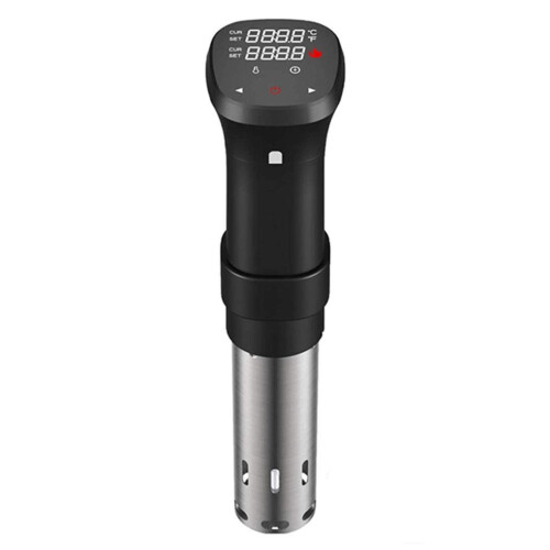 Sous Vide Cooker Immersion Circulator 1100W, Black, Precise Temperature Control and Programmable Timer, Compact Design