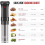 Sous Vide Cooker Immersion Circulator 1100W, Black, Precise Temperature Control and Programmable Timer, Compact Design 4