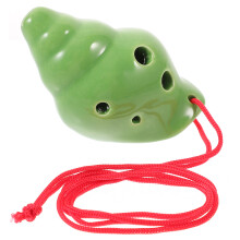 Creative 6-Loch Keramik Ocarina Muschel Form Musikinstrument