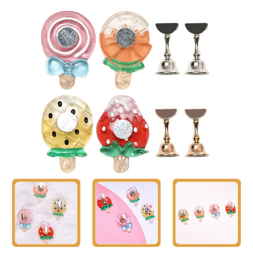 4 Unidades Soporte Para Esmaltadas Y Accesorios 2