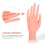Maniquí Mano Flexible Para Práctica De Articulada Sin 10