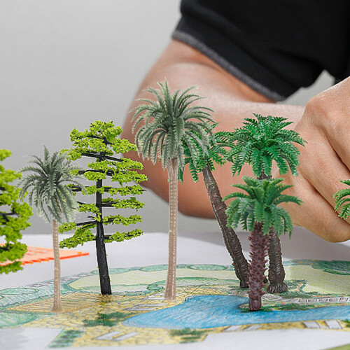 20 Unidades Miniatura Para Micro Paisaje 2