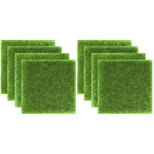 8 Pièces Jardin Gazon Miniature Ornement Diy 1