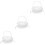 3Pcs Heart-Shaped Wedding Ring Pillow With Lace And Handle 6