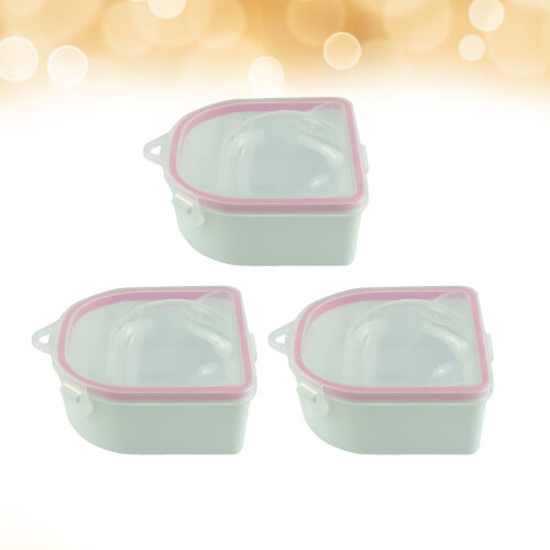 3 Pezzi Vaschette Ammollo Doppio per Nail Art e Cuticole 2