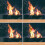 6pcs colored flame powder for camping bonfire party use 8