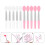 10 Pezzi Mini Per Labbra Portatili Applicatore Rossetto 5