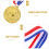 12 Medaglie Oro Bronzo Per Calcio 7